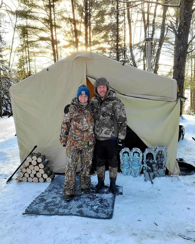 Instagram post by @heather_iverson_outdoors for DSG Outerwear. Caption reads: Do you have an outdoor brand you love? 🥾 Growing....