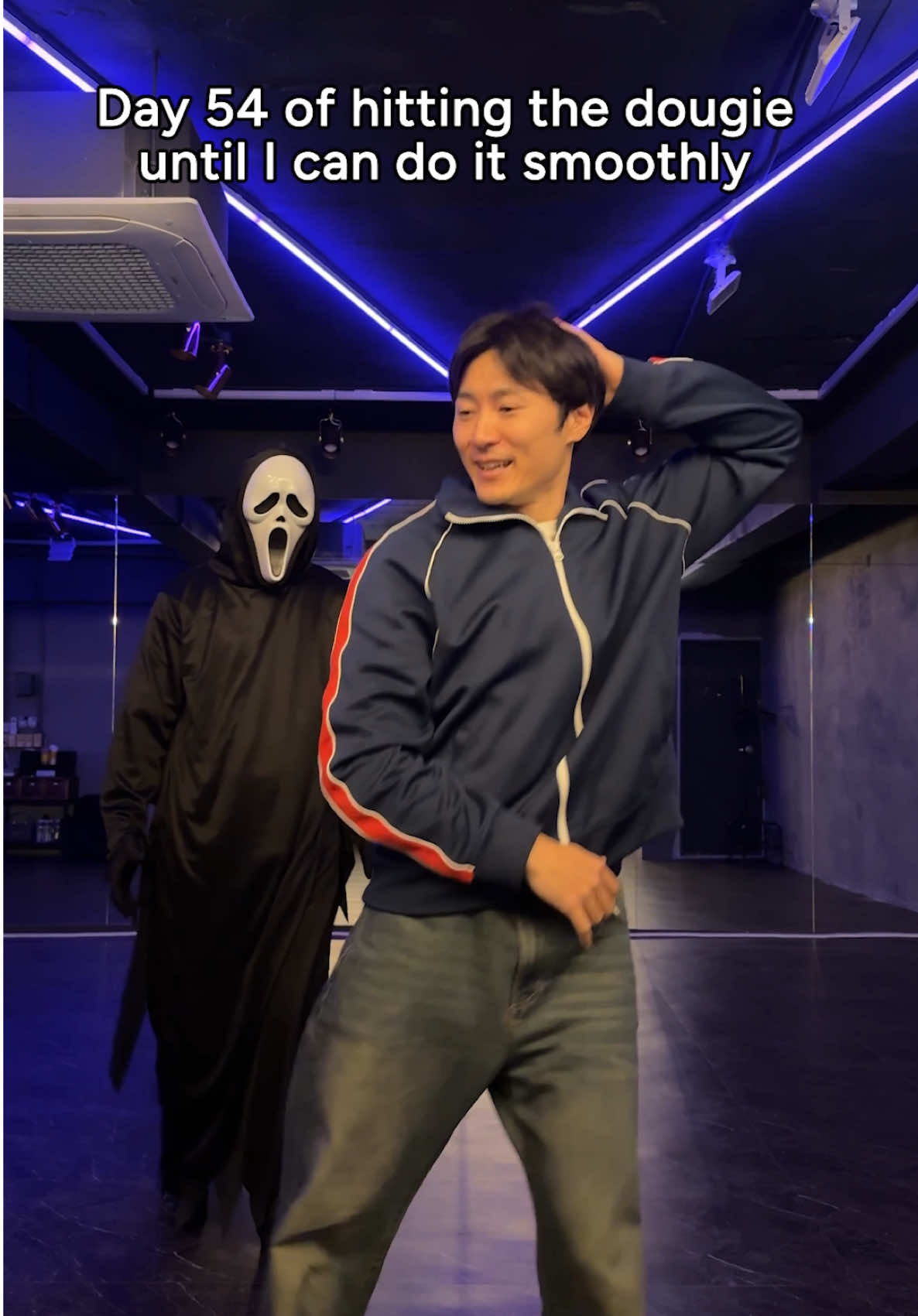 TikTok post by @jbstarmax for Scream Movies. Caption reads: Did I kill it? Get your tickets to see #Scream7,....