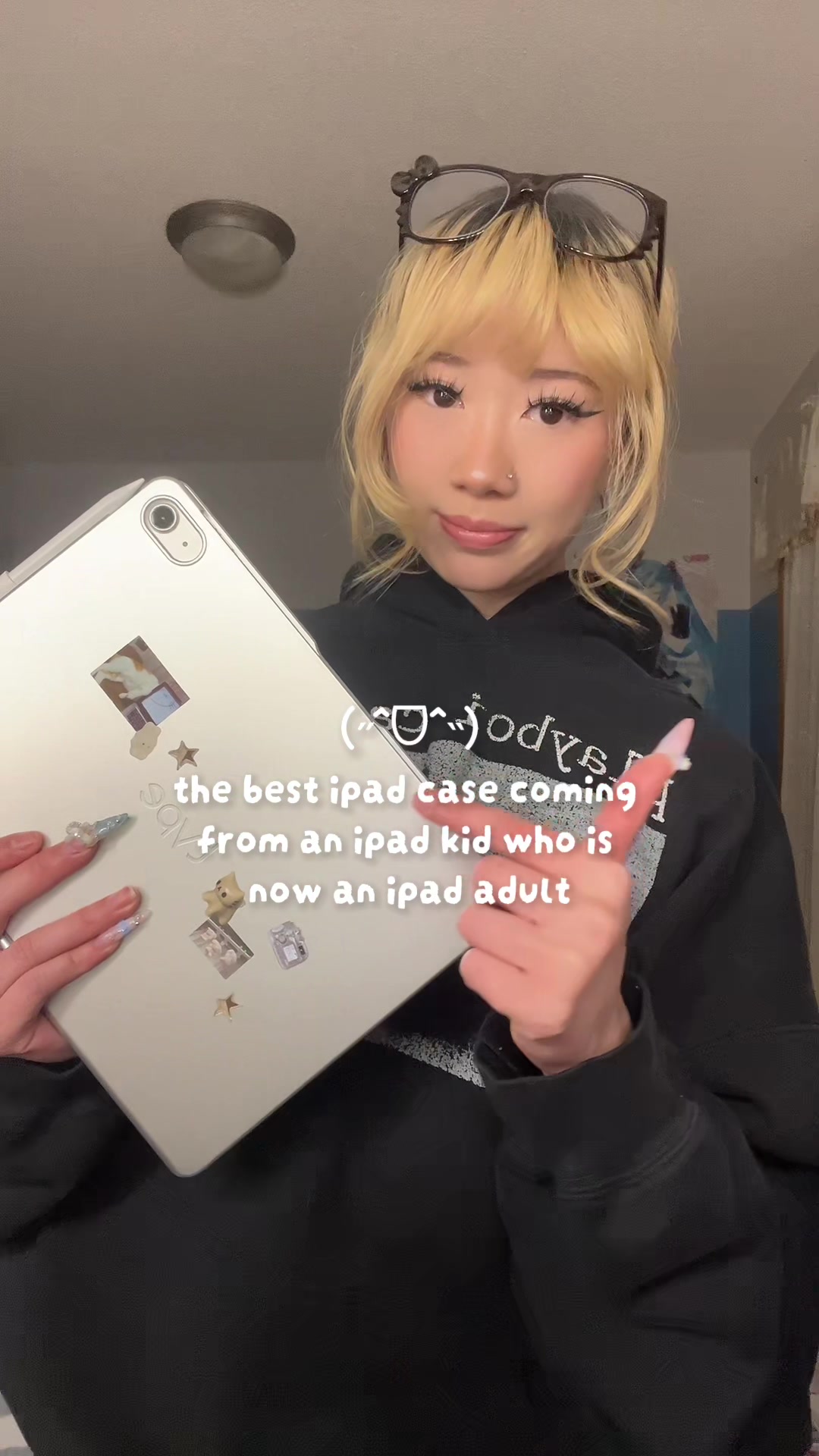 TikTok post by @ghostkieu for Typecase. Caption reads: my ipad is basically my child @Typecase #ipad....