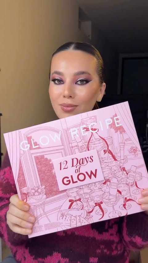 Instagram post by @sanaiisan for Glow Recipe. Caption reads: I’ve been waiting for this ✨
Starting the....