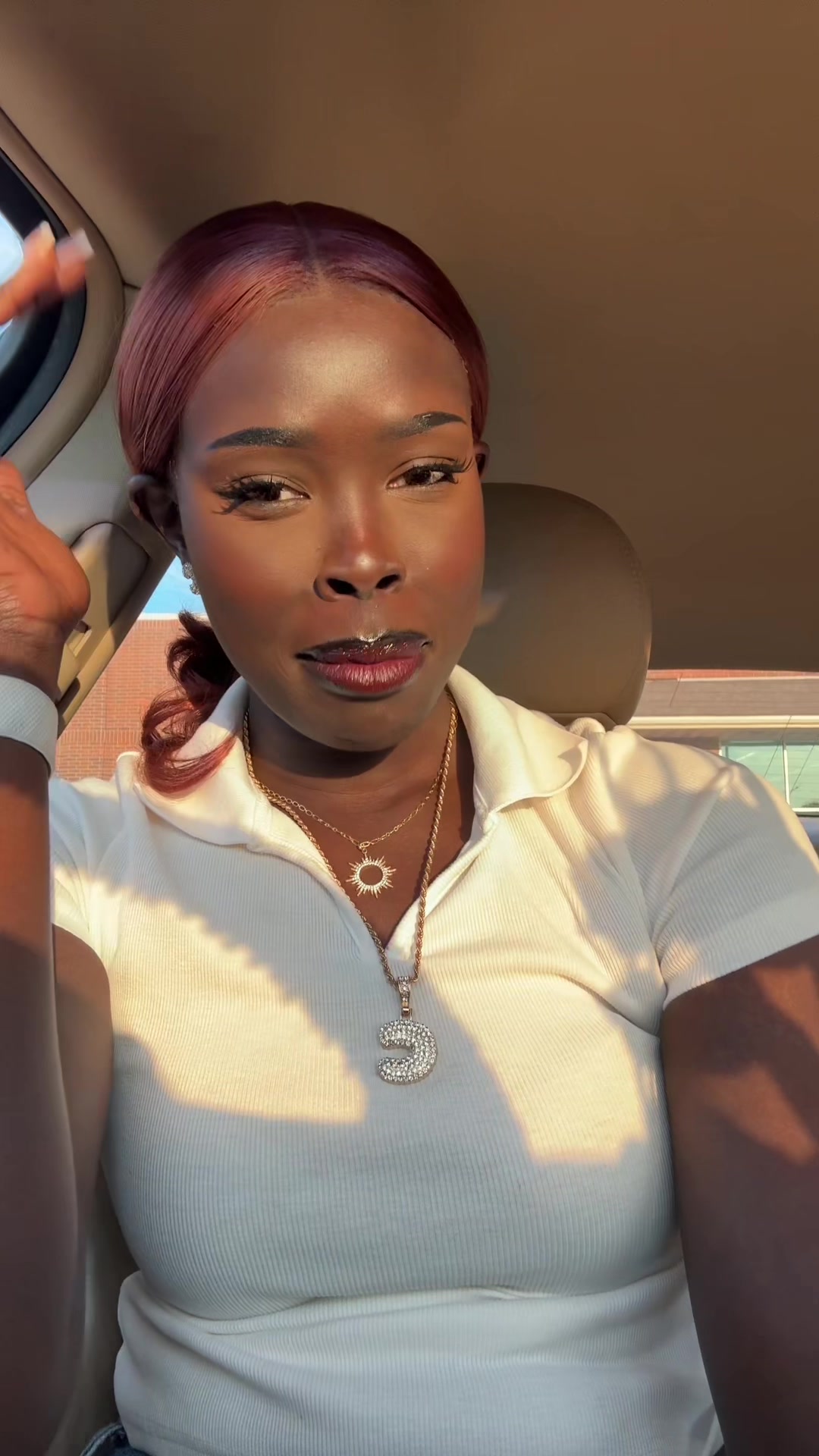 TikTok post by @chusmiles for Black Radiance Beauty. Caption reads: In this economy the drugstores will see me more....