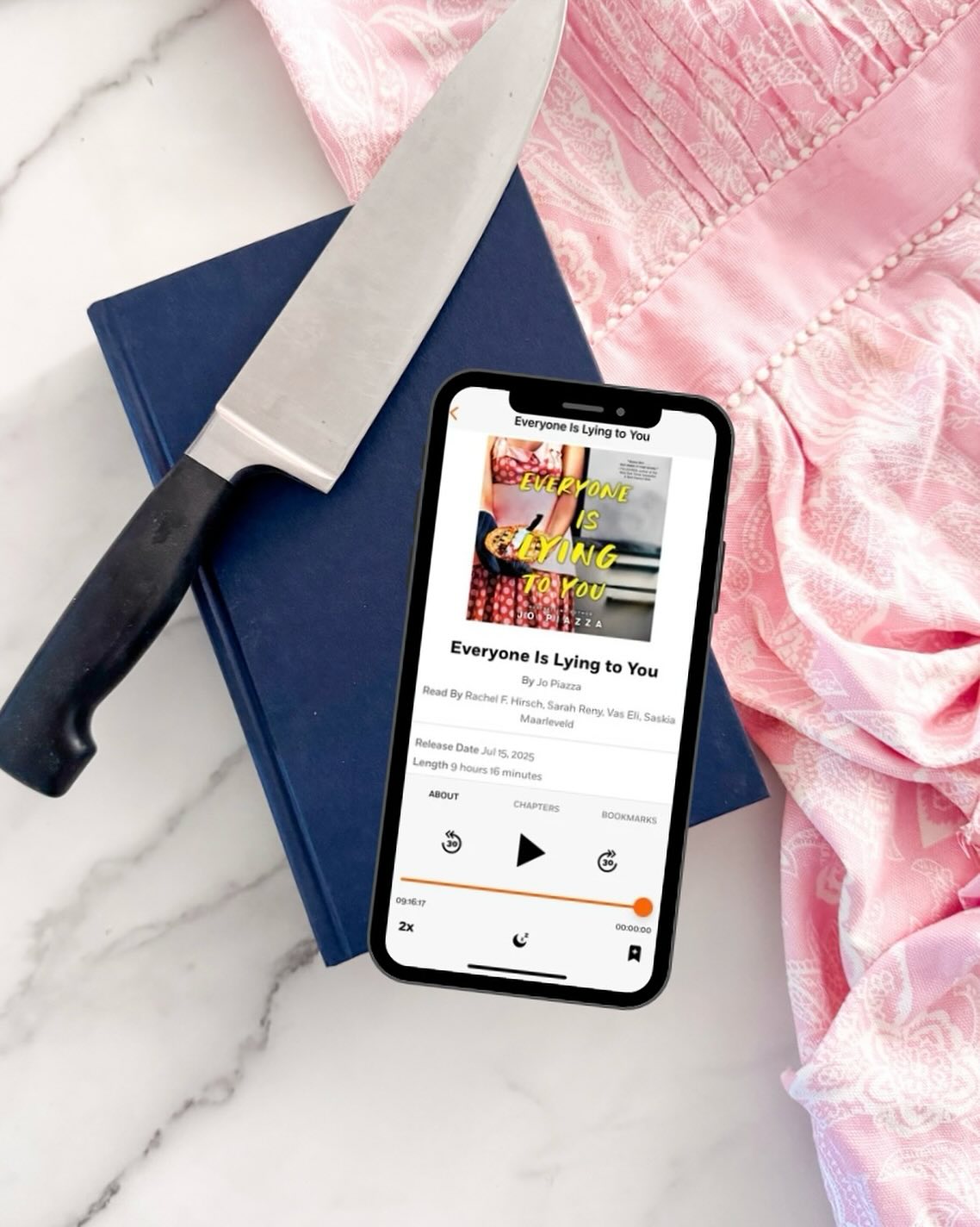 Instagram post by @amy_alwaysreading for Penguin Random House Audio. Caption reads: ✨Tradwife Tuesday 

Everyone is Lying to You by....