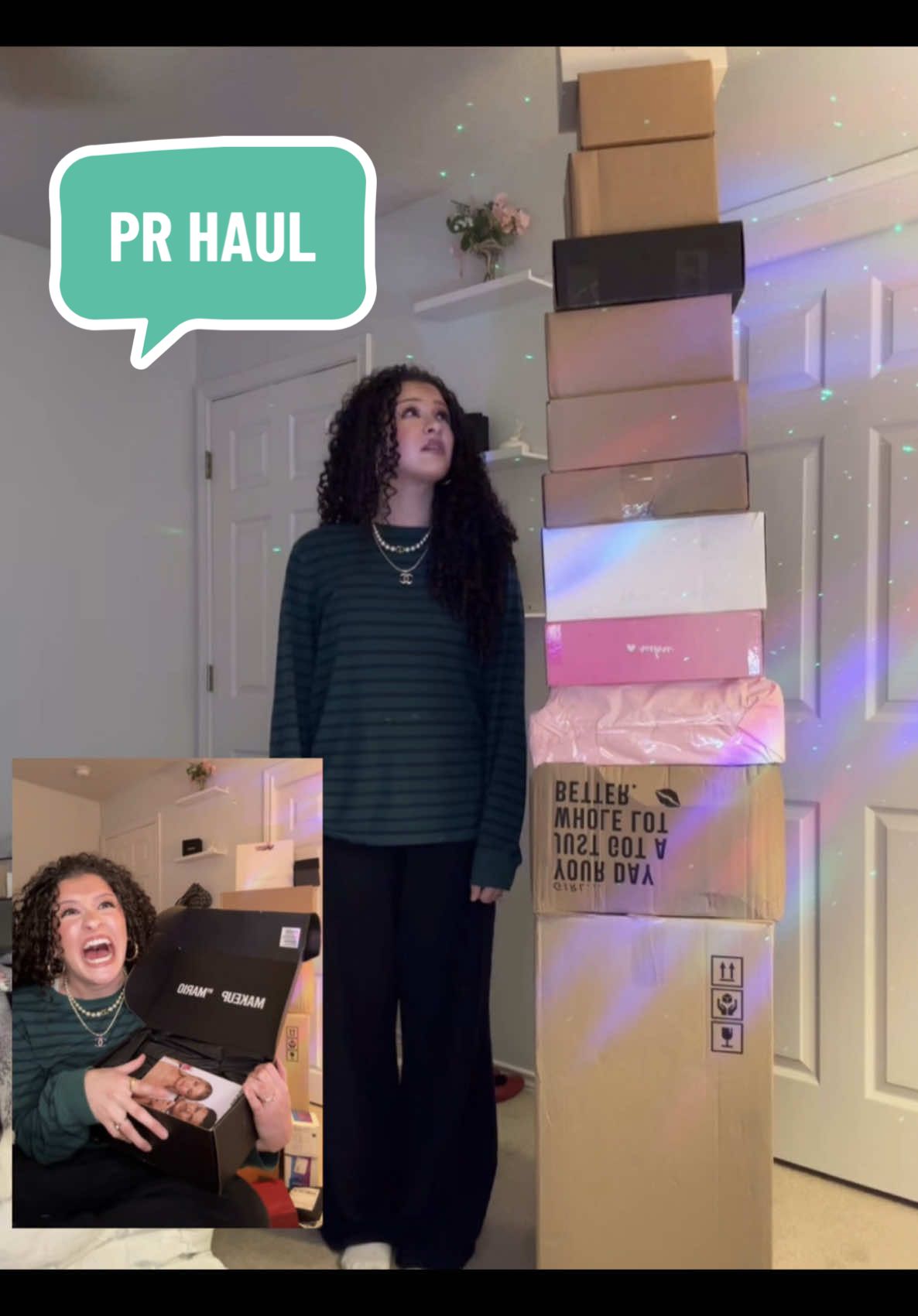 TikTok post by @salmajabarbique for ChapStick. Caption reads: I’m SO insanely grateful for everything! big thank....