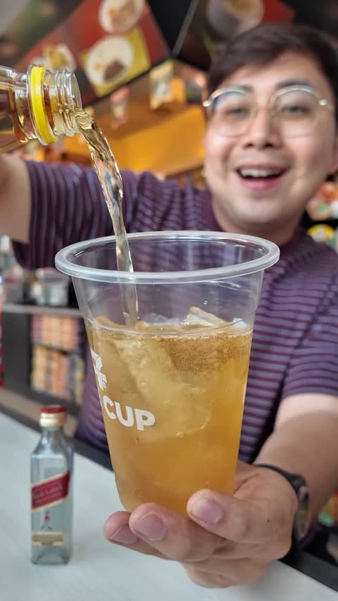 Instagram post by @jowwwjowwww for Diageo. Caption reads: #DiageoPartner The ultimate 7 Eleven drink hack....