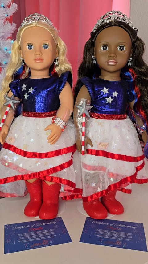 Instagram post by @sew4dolls for Our Generation. Caption reads: [...] beautiful limited edition dolls by Our....
