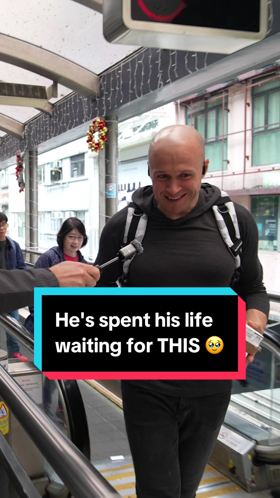 TikTok post by @simonsquibb for Fiverr. Caption reads: Self doubt is holding him back 😔 Find quality....