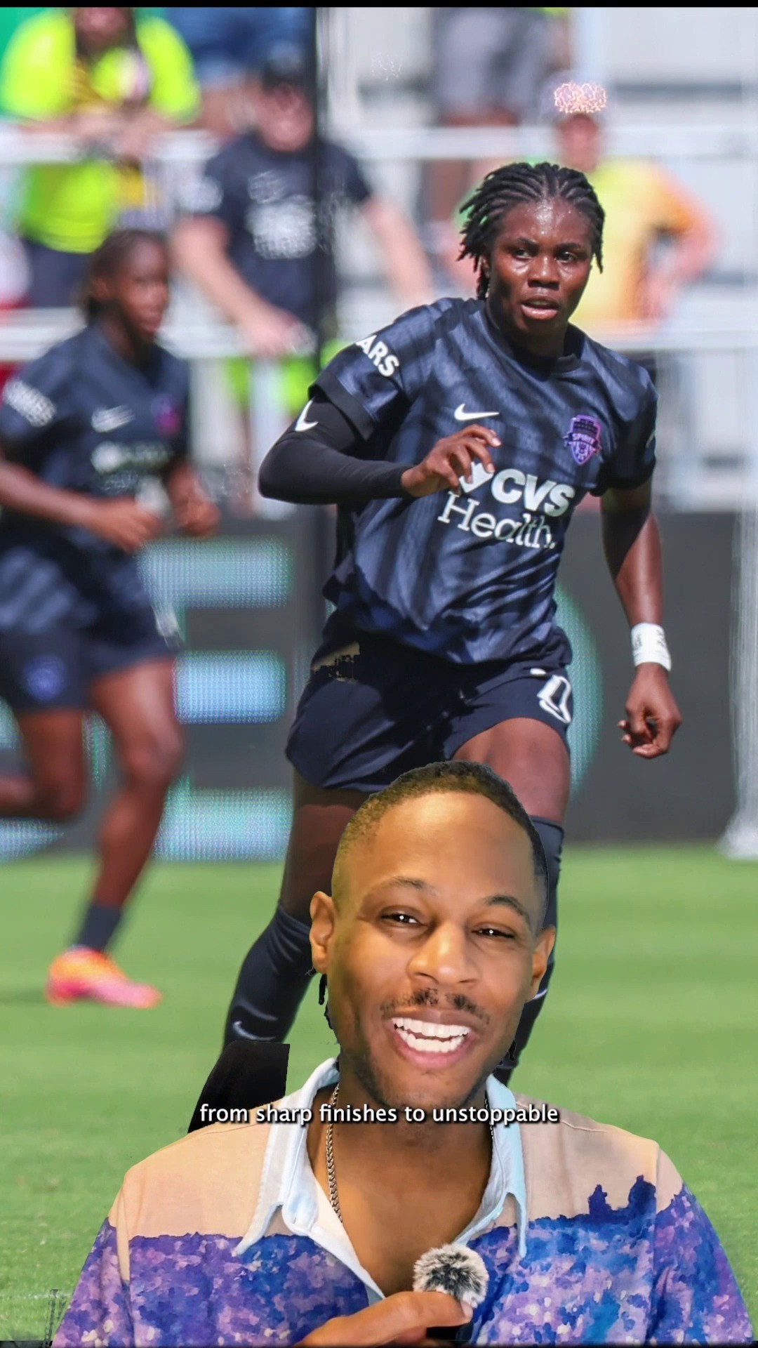 Instagram post by @ayyy_west for BET. Caption reads: #TheScoreboard: History in motion.⚽️: Mbappé....