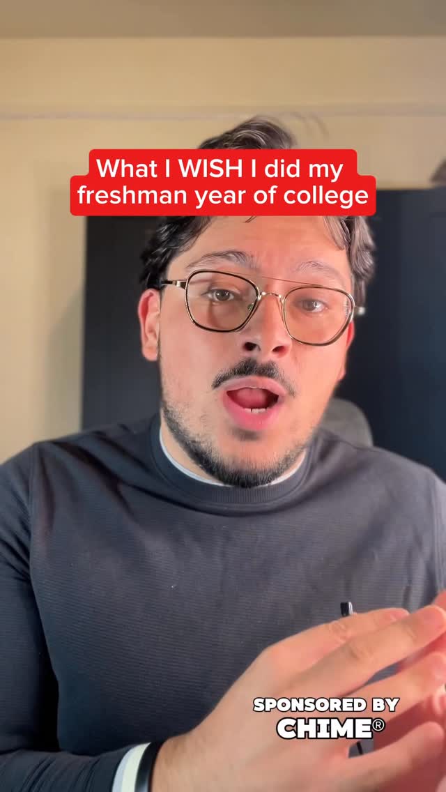 Instagram post by @youssefuniversity for Chime. Caption reads: I wish I learned this sooner, @chime really....