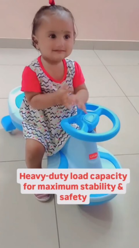 Instagram post by @vaani__manvanii for LuvLap. Caption reads: [...] battery-free, and 100% fun. 🌈 The LuvLap....