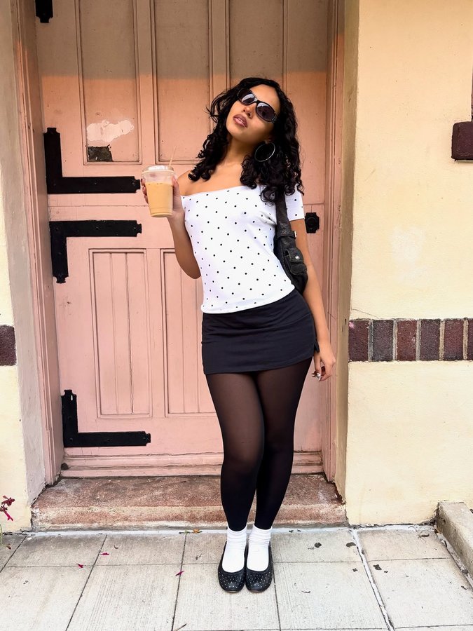 Instagram post by @ivycatrett for Urban Outfitters. Caption reads: Just me living in @urbanoutfitters all last month....