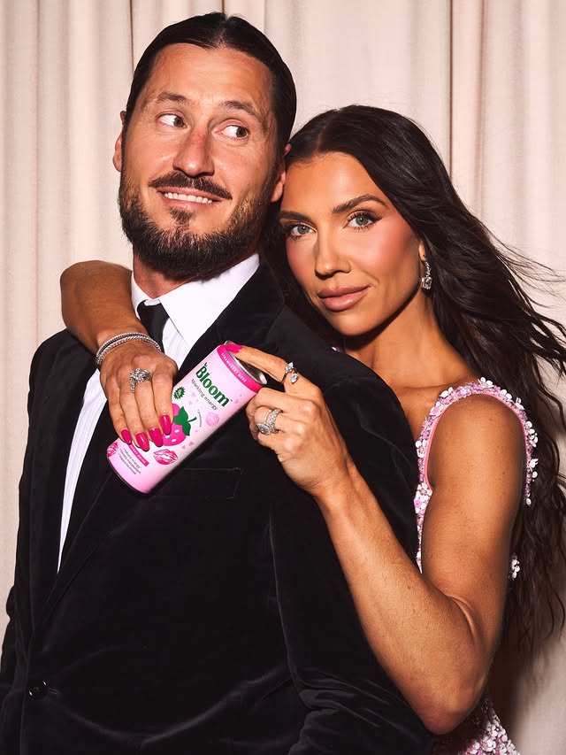 Instagram post by @valentin for Bloom Nutrition. Caption reads: Mom & Dad are the face of @bloomsupps new limited....