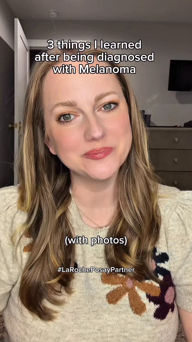 Instagram post by @atypical.erin for LaRochePosayUS. Caption reads: #LaRochePosayPartner Ask me anything in the....