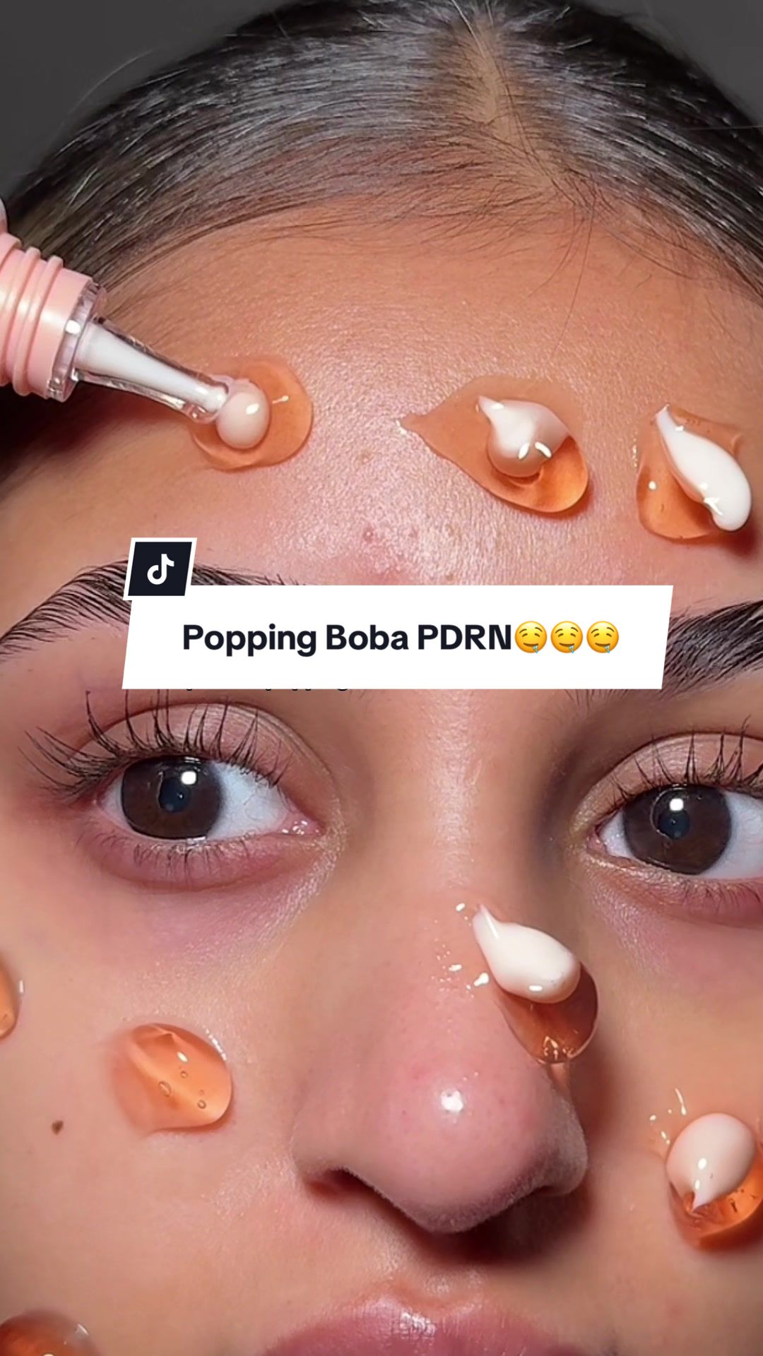 TikTok post by @lailapaul7 for mixsoon. Caption reads: PDRN boba🧋for building elasticity & skin....