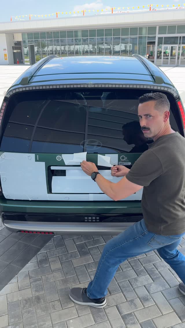 Instagram post by @butterworthdasyrup for Hyundai USA. Caption reads: Let’s unwrap an IONIQ 9! 

I partnered with....