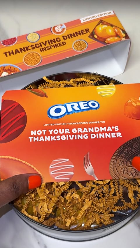 Instagram post by @thefunfluencer for OREO. Caption reads: @Oreo said “Why cook when we can COOKIE?” [...].