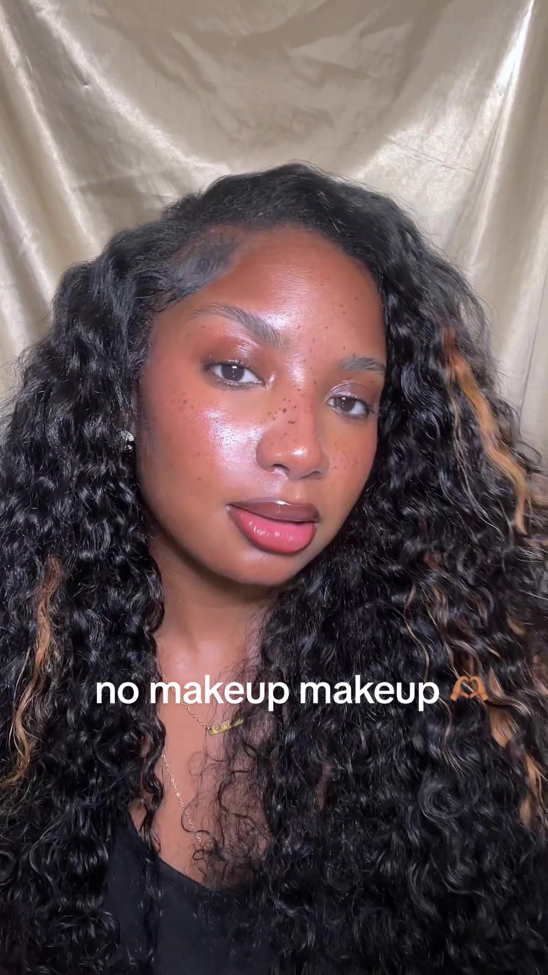 TikTok post by @kaylawaylamua for ONE SIZE BEAUTY. Caption reads: wellllpppp…  @SACHEU Beauty US @ONE SIZE BEAUTY....