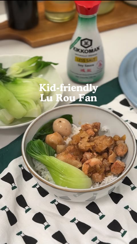 Instagram post by @weiting_room for Kikkoman. Caption reads: [...] more mindful about sodium, so I used....