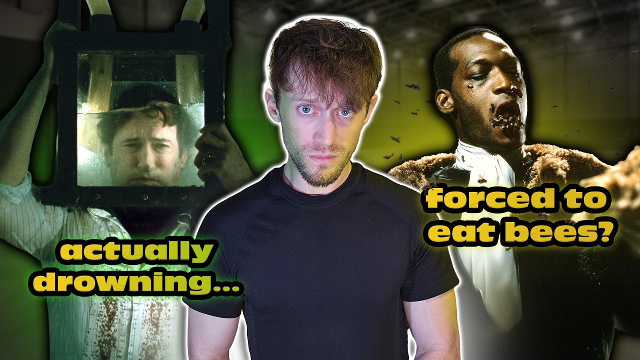 YouTube post by @CZsWorld for SNHU. Caption reads: Horror Directors Who ACTUALLY Tortured Their....