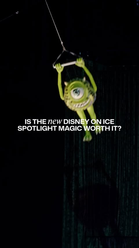 Instagram post by @adambryan for Disney On Ice. Caption reads: Is the new Spotlight Magic show by Disney On Ice....
