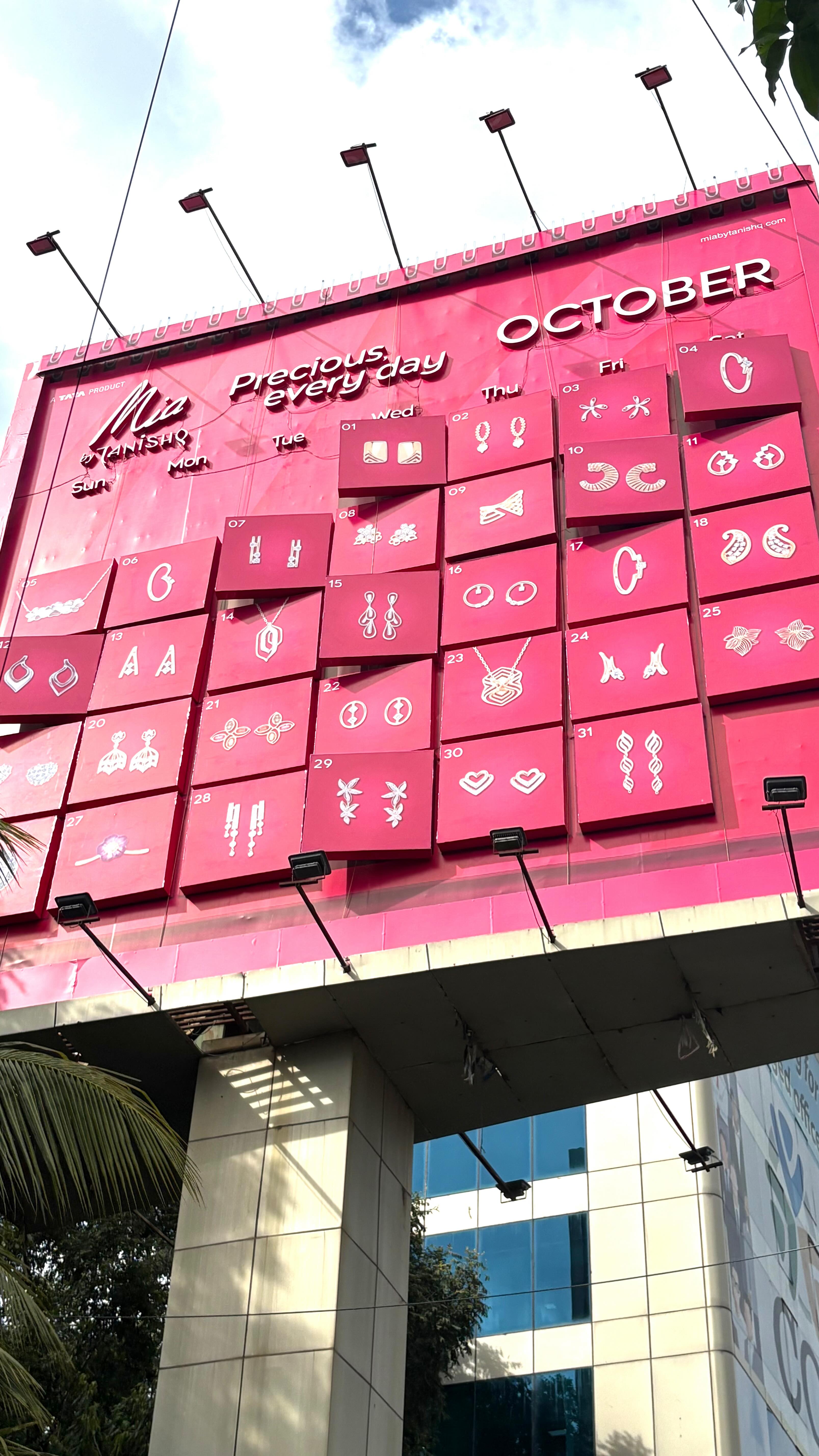 Instagram post by @muskaanmohnott for Mia by Tanishq. Caption reads: I spotted the coolest thing ever today!....