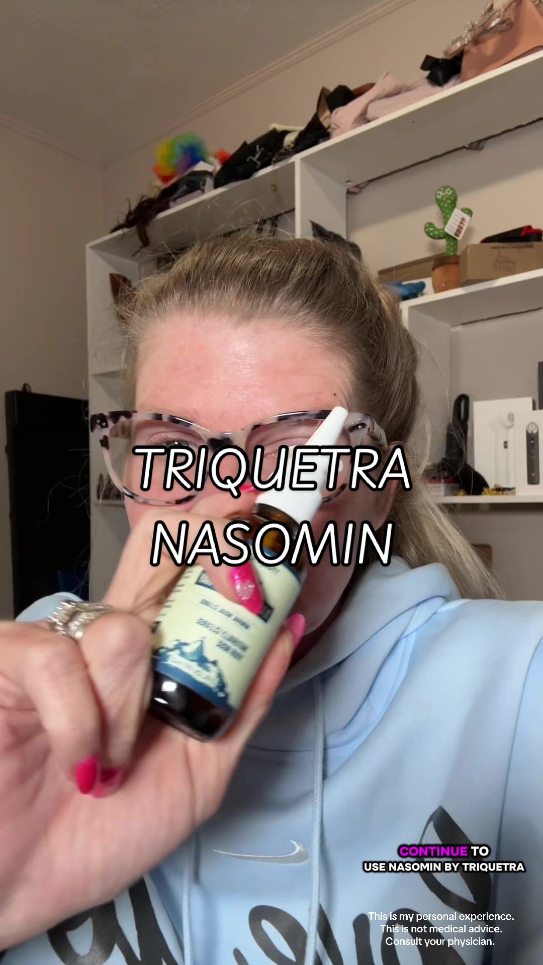 TikTok post by @nursebrandi_newbeginning for Triquetra Health. Caption reads: Replying to @Amy Spring I don’t give medical....