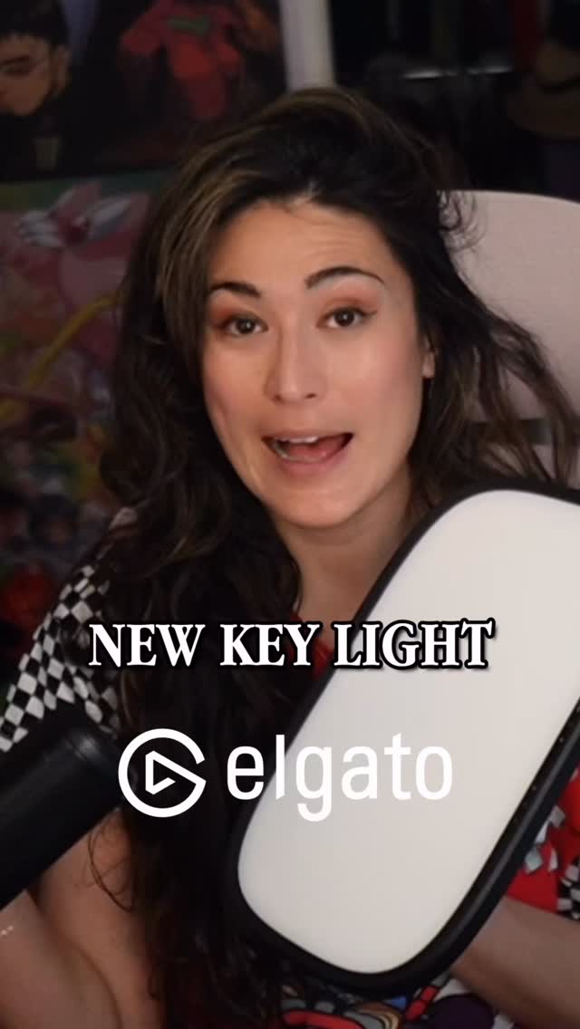 Instagram post by @jackijing for elgato. Caption reads: [...] and streamers will love the new @elgato key....