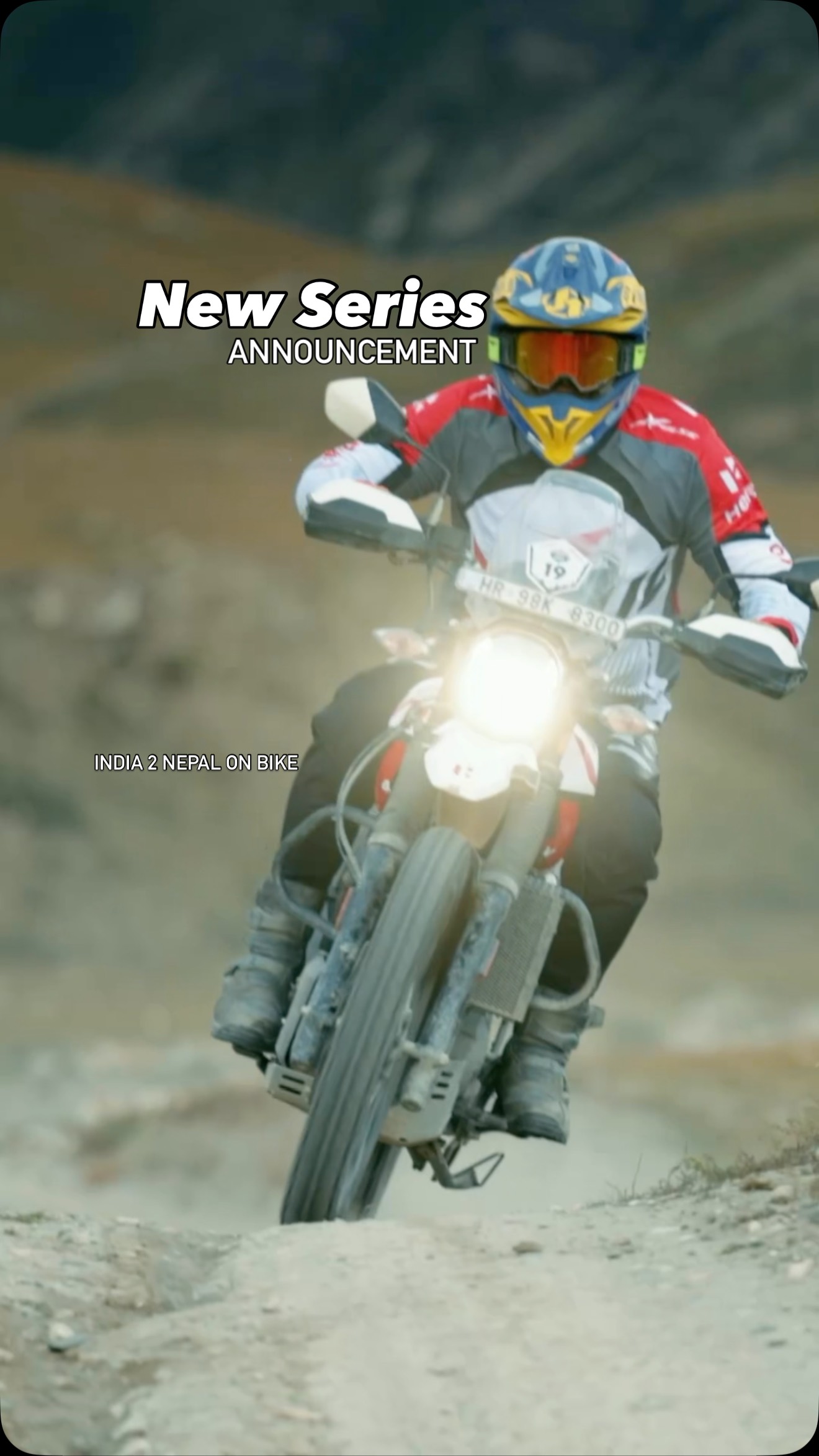 Instagram post by @traveling_mondays for Hero MotoCorp. Caption reads: Nepal is calling for a crazy off-road....