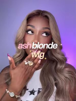 TikTok post by @awacham for Wavymy. Caption reads: My new favourite colour 👱🏾‍♀️ @Wavymyhair #fyp....
