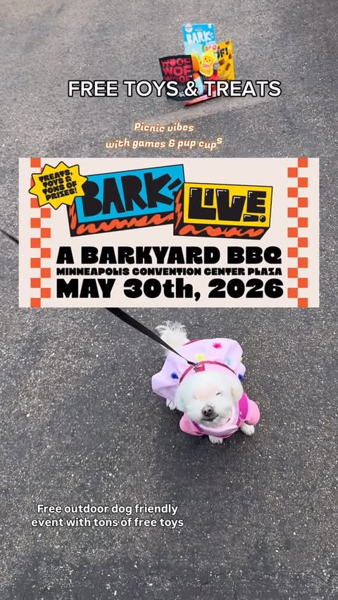 Instagram post by @theressomethingaboutperry for Bark. Caption reads: [...] Cities dog lovers! 🐾 You’re invited to BARK....