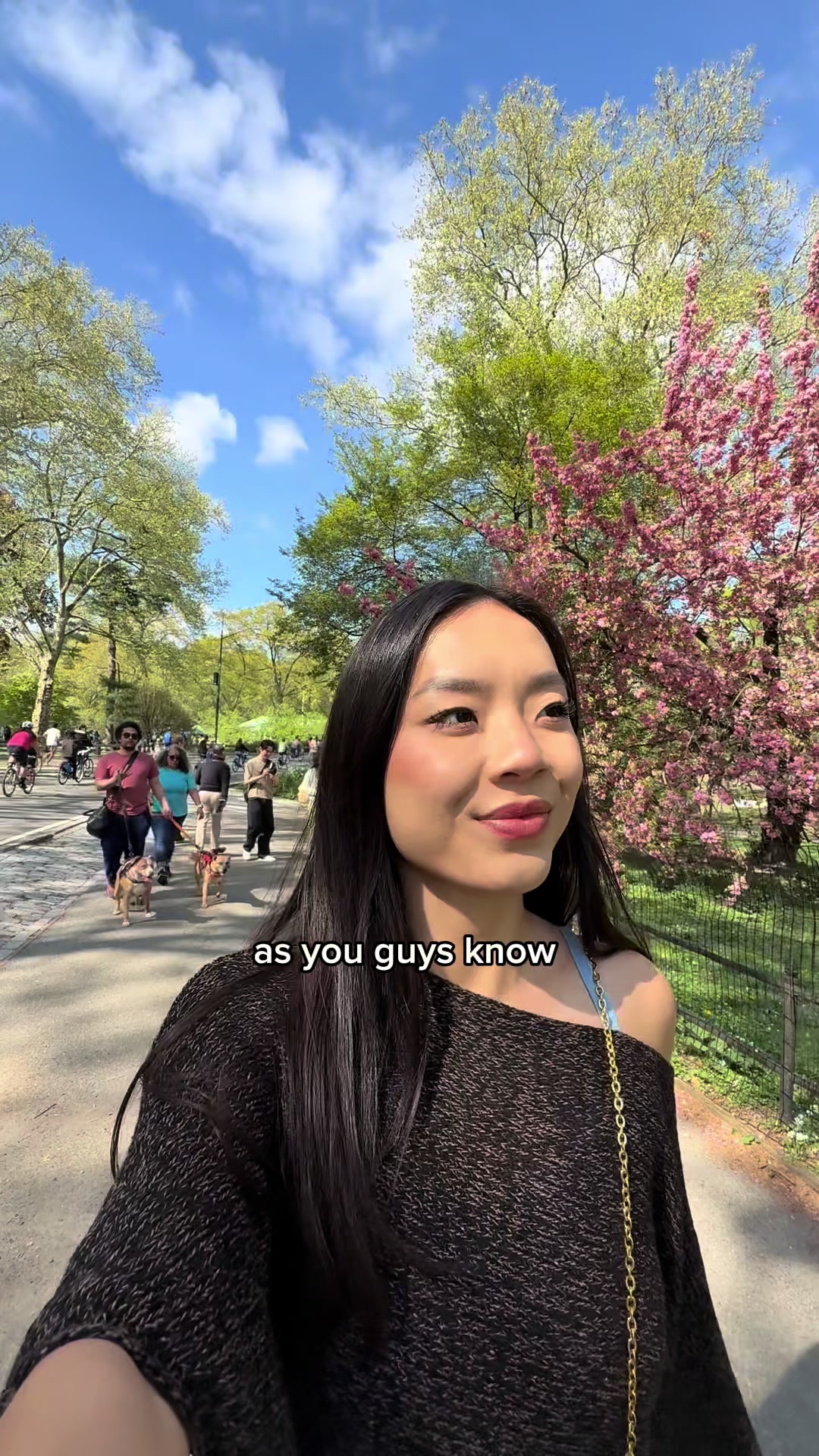 TikTok post by @eatingalonediariez for More Labs. Caption reads: [...] running around the city filming and....