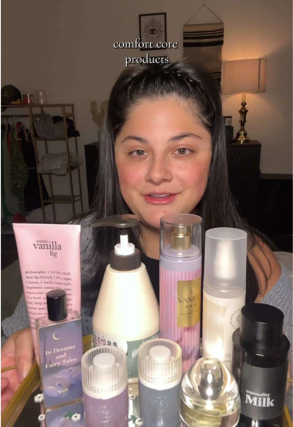 TikTok post by @alyssaweihaus for Snif. Caption reads: [...] layer. Products mentioned: @Snif Heal The....