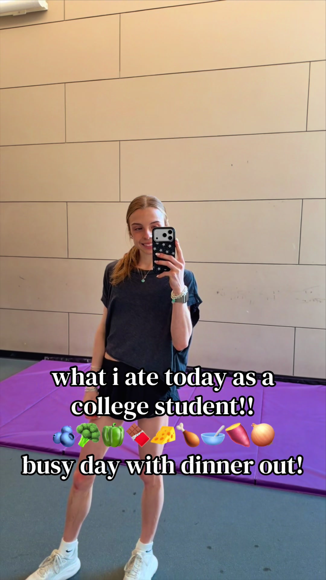 TikTok post by @kalahguthrie for Realsy. Caption reads: [...] #eatsoftheday #collegestudent @realsy foods....