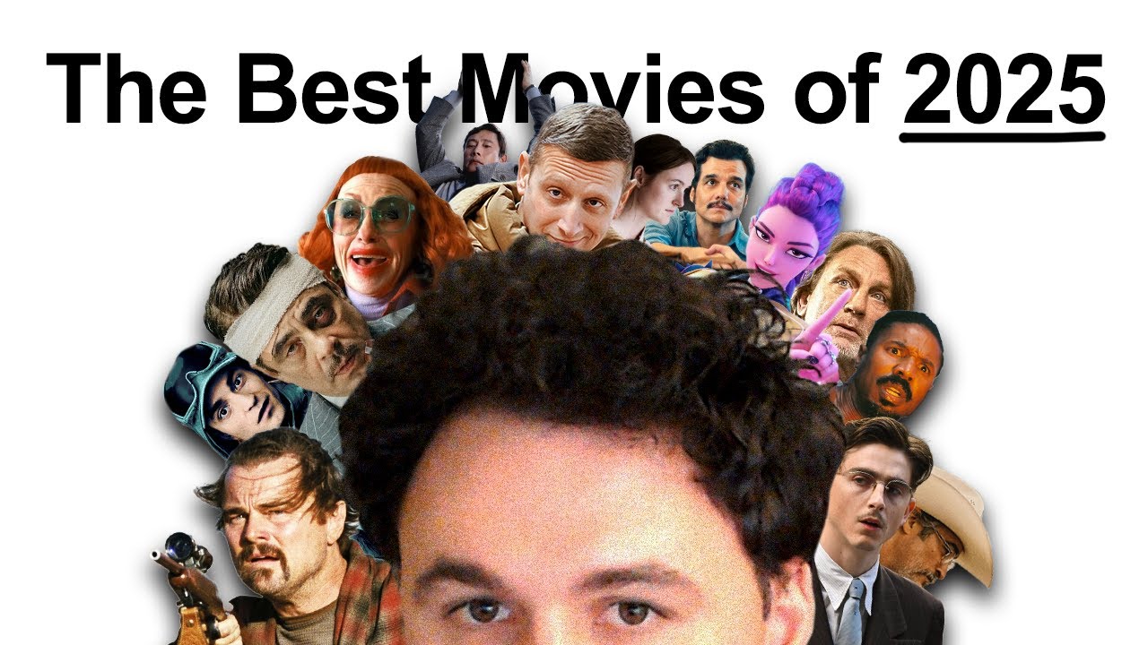 YouTube post by @KarstenRunquist for MUBI. Caption reads: My Top 25 Films of 2025.