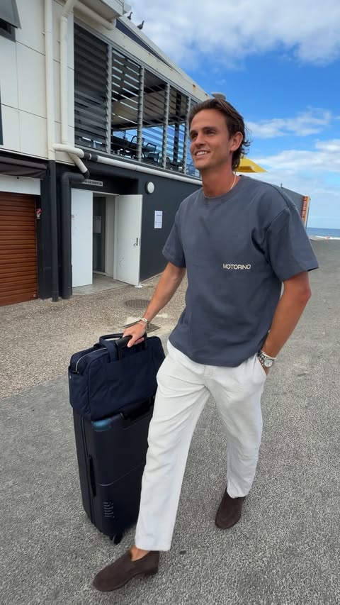 Instagram post by @schoonerscorer for July. Caption reads: [...] travelling Aus, so here you go… 🧳 @july ad....