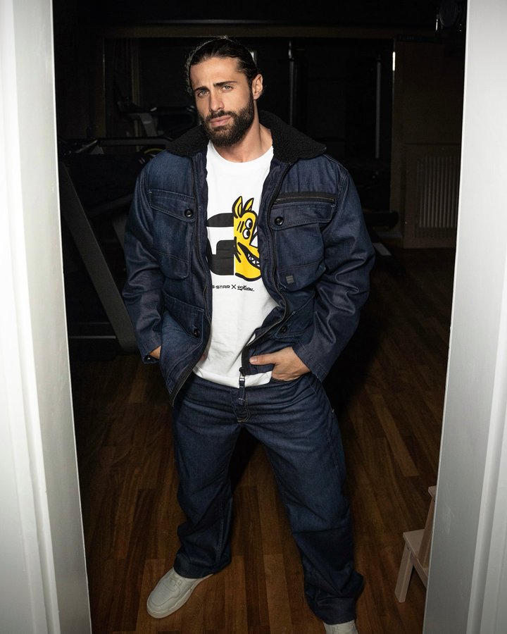 Instagram post by @costavasaloshd for G-Star RAW. Caption reads: Raw attitude, pure denim. 👖🔵
Redefining classics....