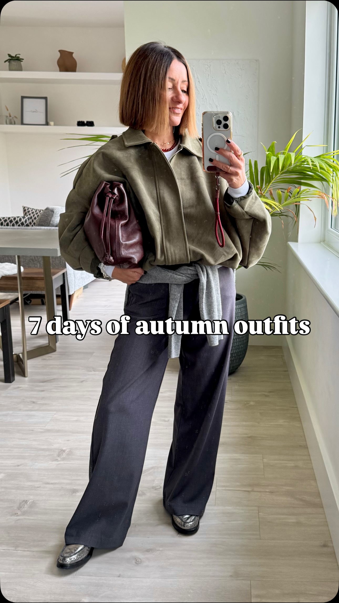 Instagram post by @missionstyle_ for ALLSAINTS. Caption reads: I’ve fallen into a bit of a denim trap so decided....