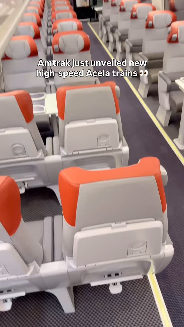 Instagram post by @thechrisflyer for Travel + Leisure. Caption reads: Train travel is making a major comeback. 👏🎥....