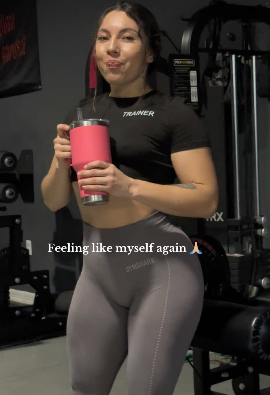 TikTok post by @vivi.anne.fitness for Taste Salud. Caption reads: Get up out of that funk bb girl, remember we only....