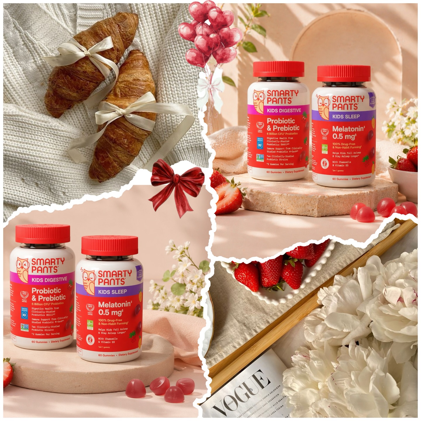 Instagram post by @m.esakia for SmartyPants Vitamins. Caption reads: [...] @smartypants #complimentary....