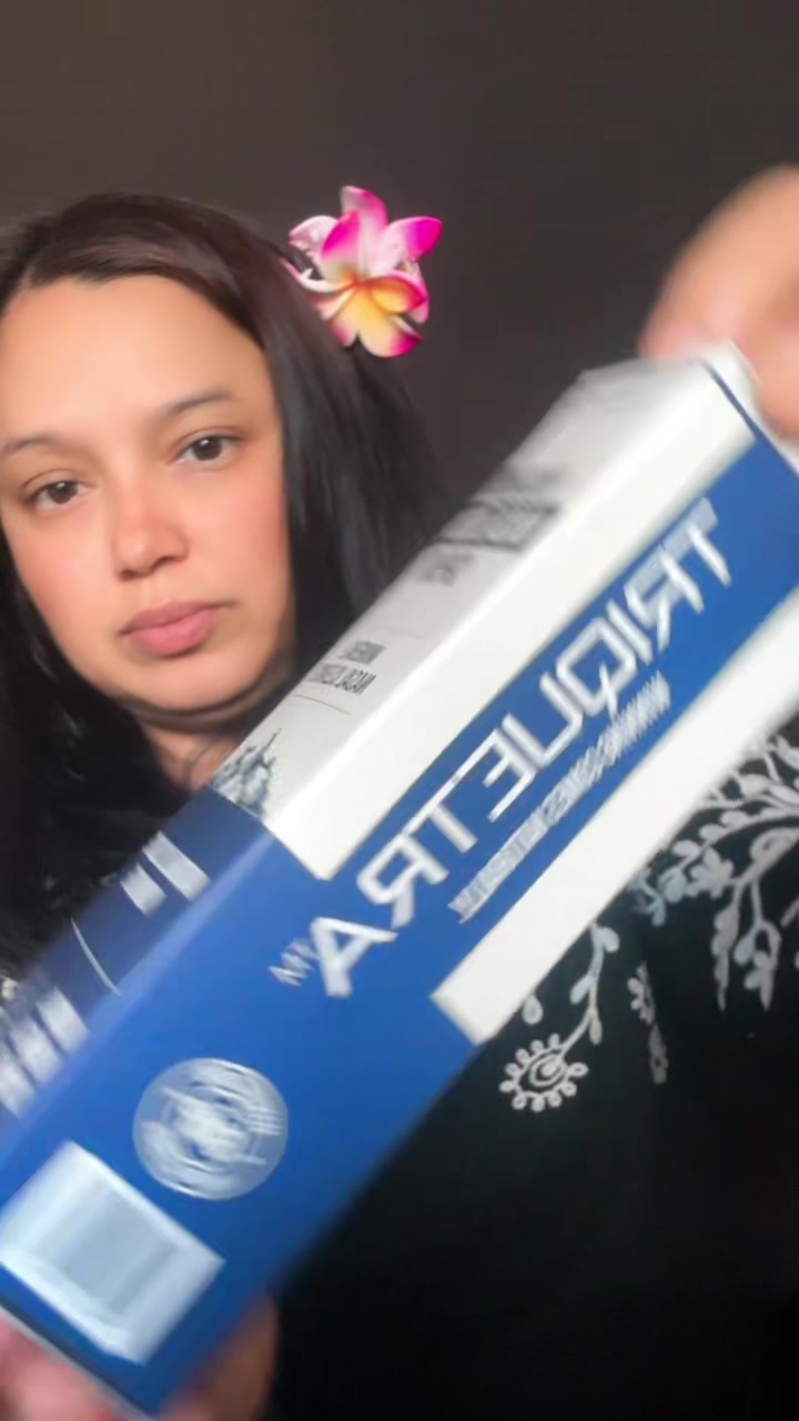 TikTok post by @kavyabimali for Triquetra Health. Caption reads: #nasalspray #winter#dealsforyoudays #foryoupage....