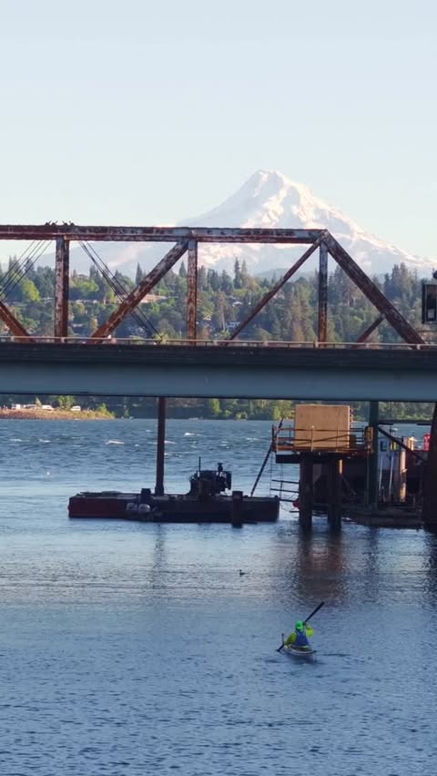 Instagram post by @richcmanley for ARMRA Colostrum. Caption reads: The Columbia River Gorge is a spectacular river....