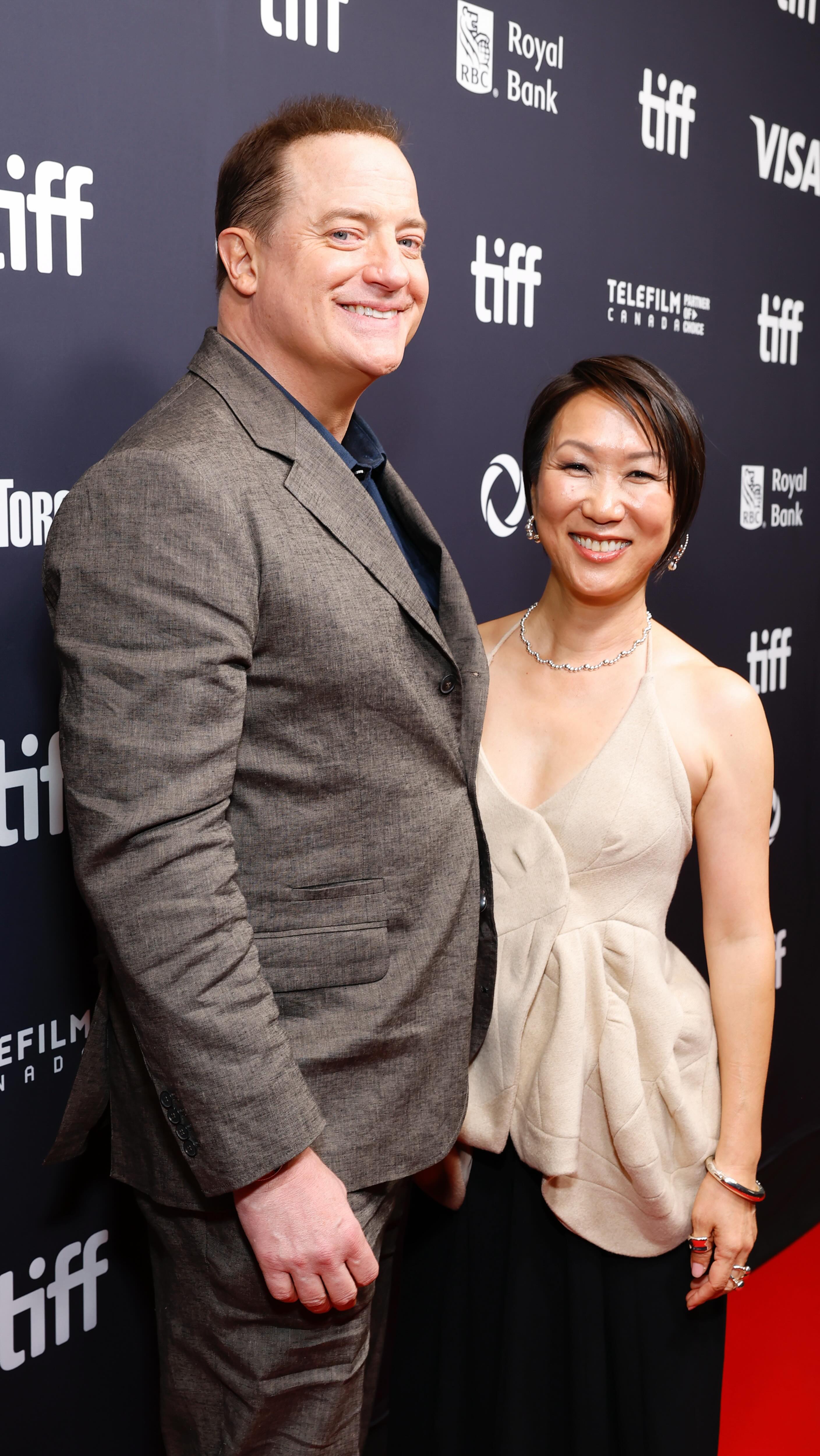 Instagram post by @thehikarism for Searchlight Pictures. Caption reads: Director HIKARI joins Brendan Fraser at the TIFF....