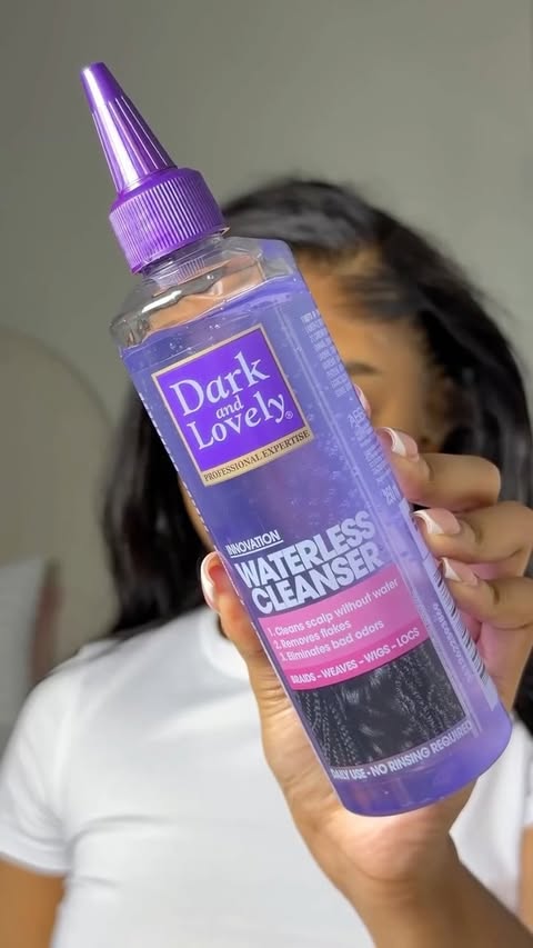 Instagram post by @simkhethelwe_ for Dark and Lovely. Caption reads: [...] is now a seamless process, thanks to....