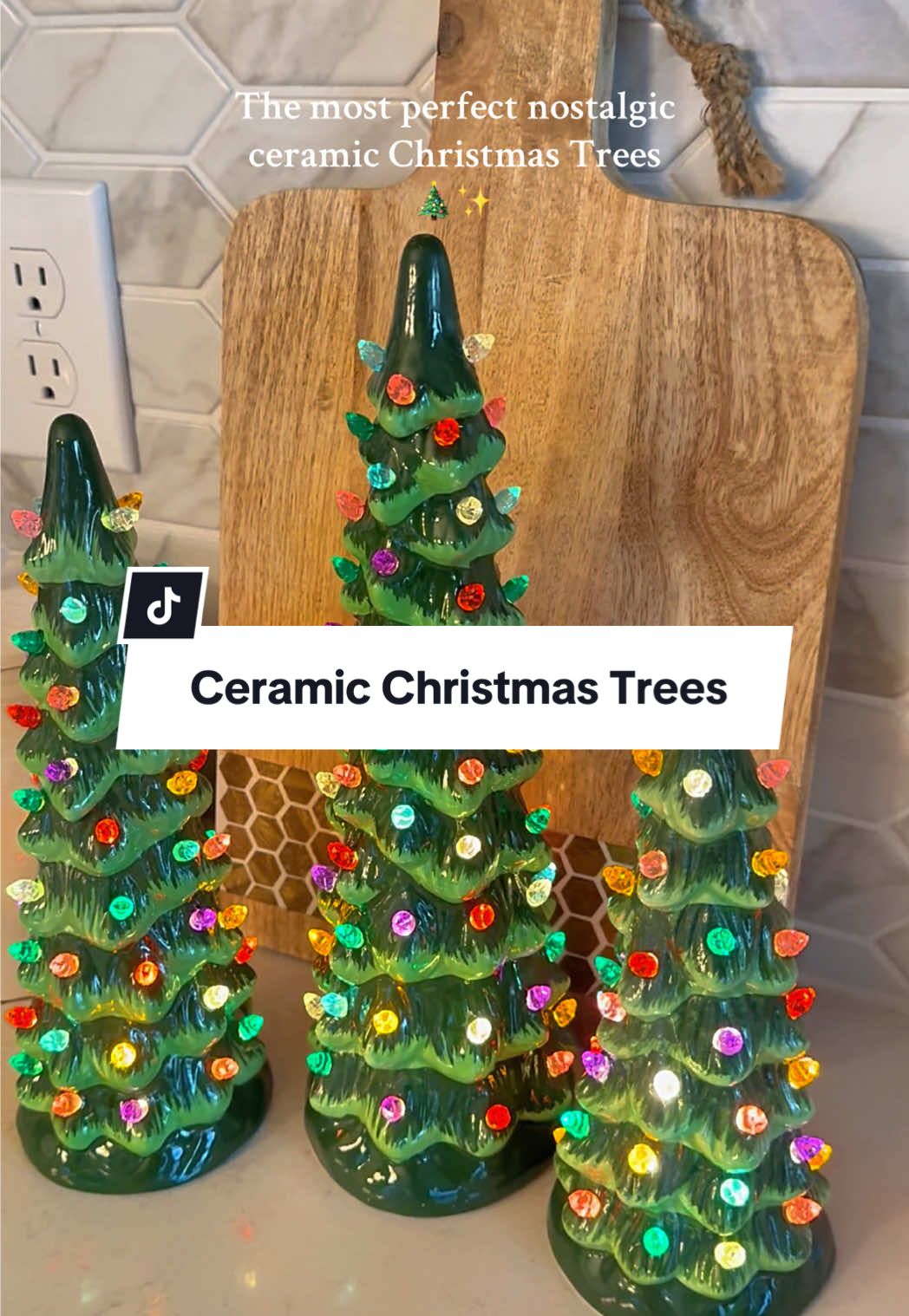 TikTok post by @reallaurakay for Best Choice Products. Caption reads: I bought them so fast ❤️🎄reminds me of my gma 🥹....