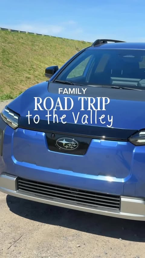 Instagram post by @settlingforgreat for Subaru of America. Caption reads: Road trip to the Valley with @subarucanada’s....