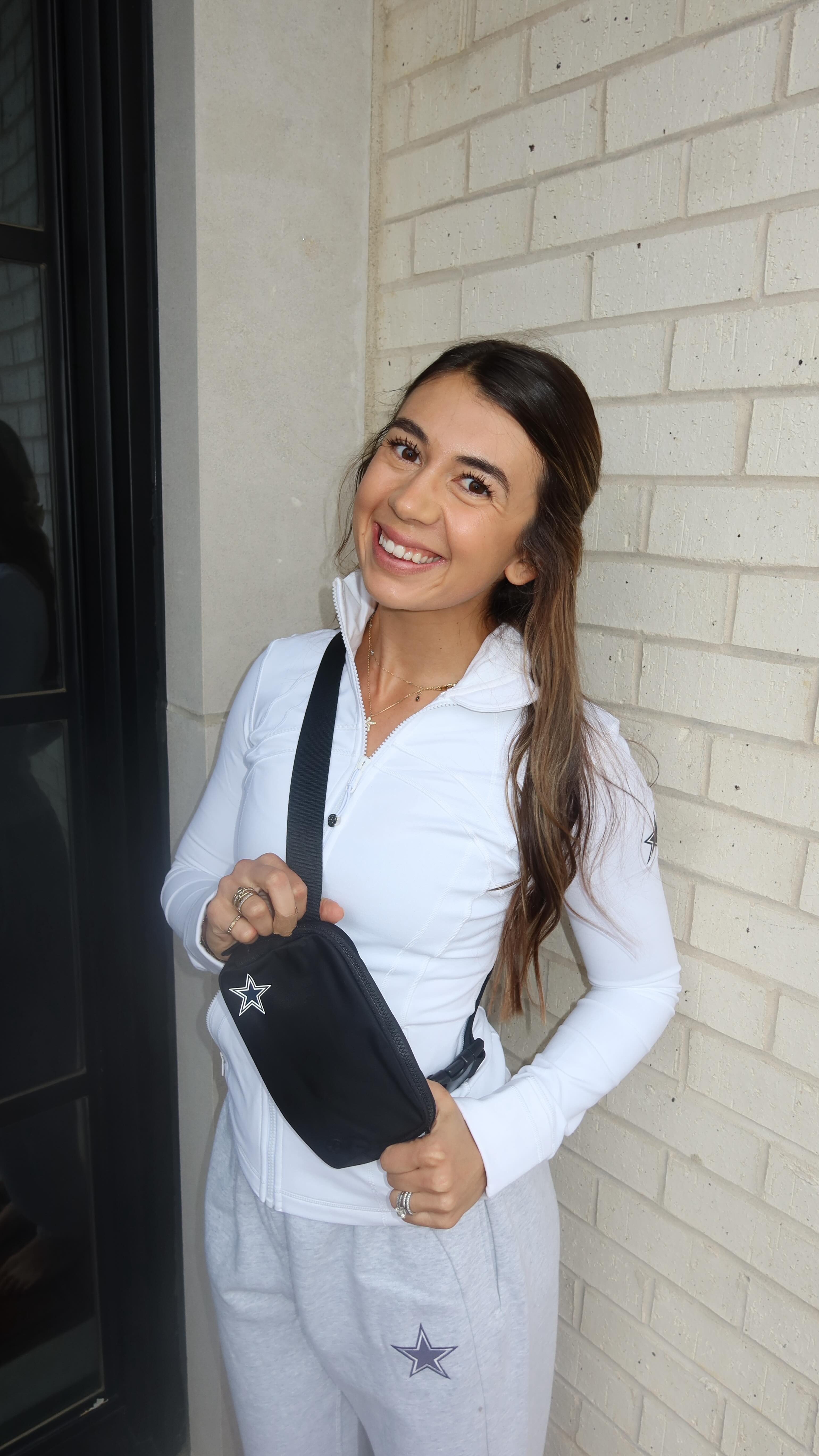 Instagram post by @morganpagewilson for Fanatics. Caption reads: Get ready with me to pack up our whole house and....