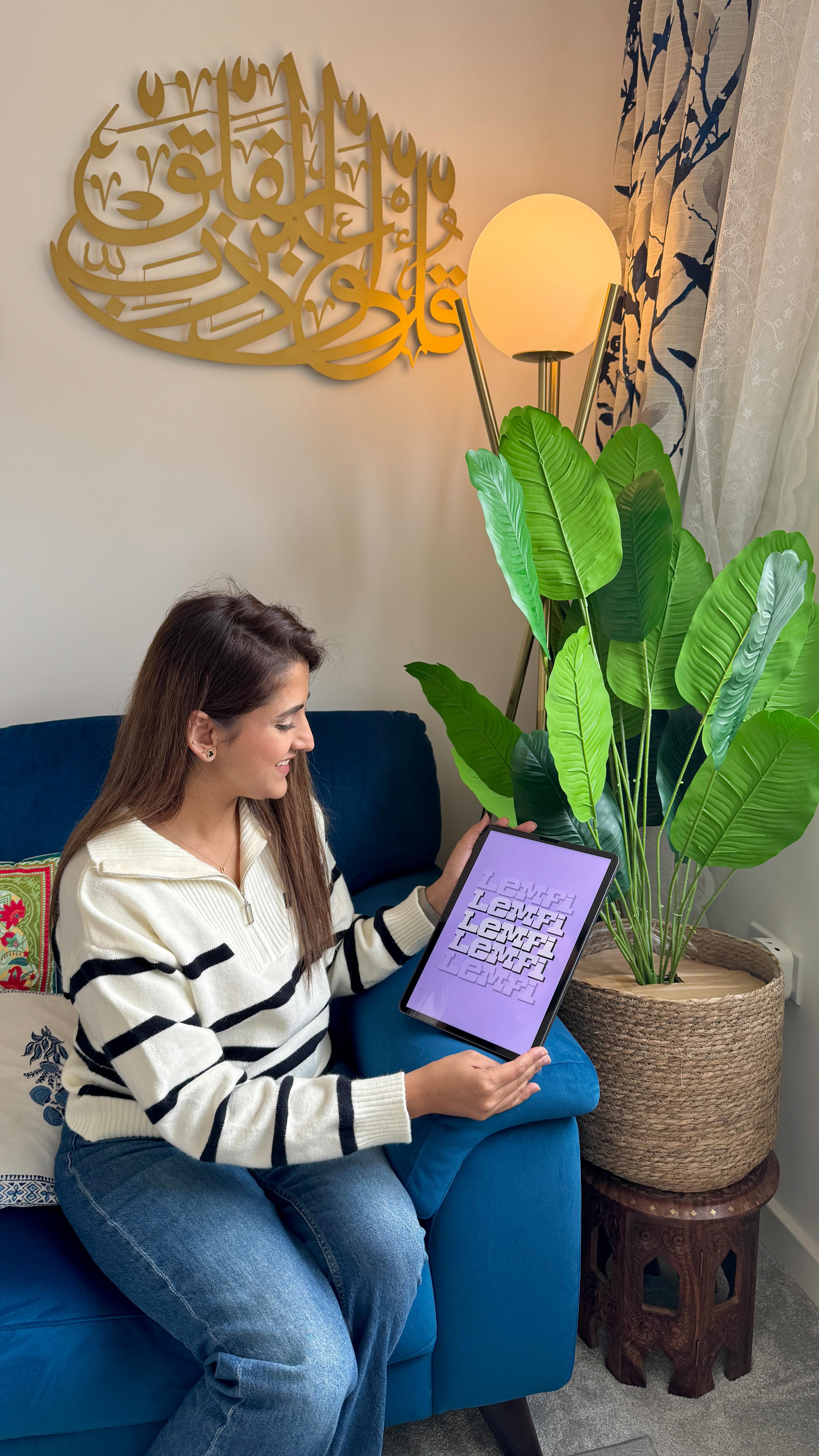 Instagram post by @yusrakhanblogs for LemFi. Caption reads: Sending money home isn’t just about money… it’s....