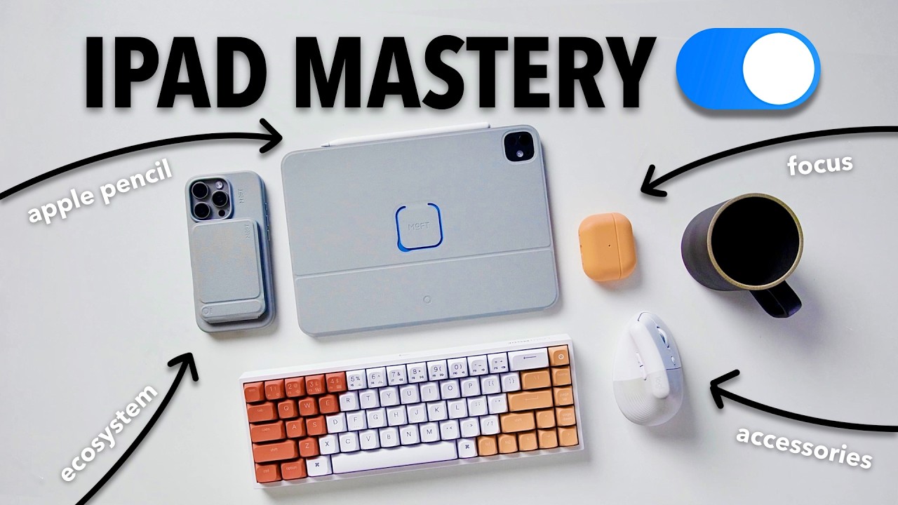 YouTube post by @BetterCreating for Orbitkey. Caption reads: Unlock Your iPad: The Hidden Gems 99% of Users....