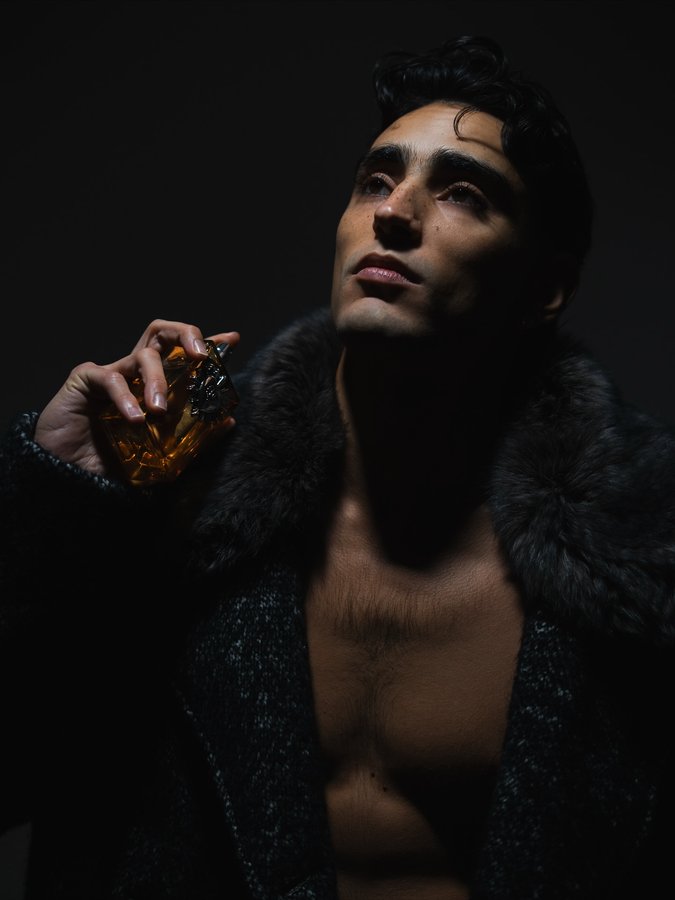 Instagram post by @villabanks for Dolce&Gabbana. Caption reads: Stay devoted. @dolcegabbana_beauty 
#adv....