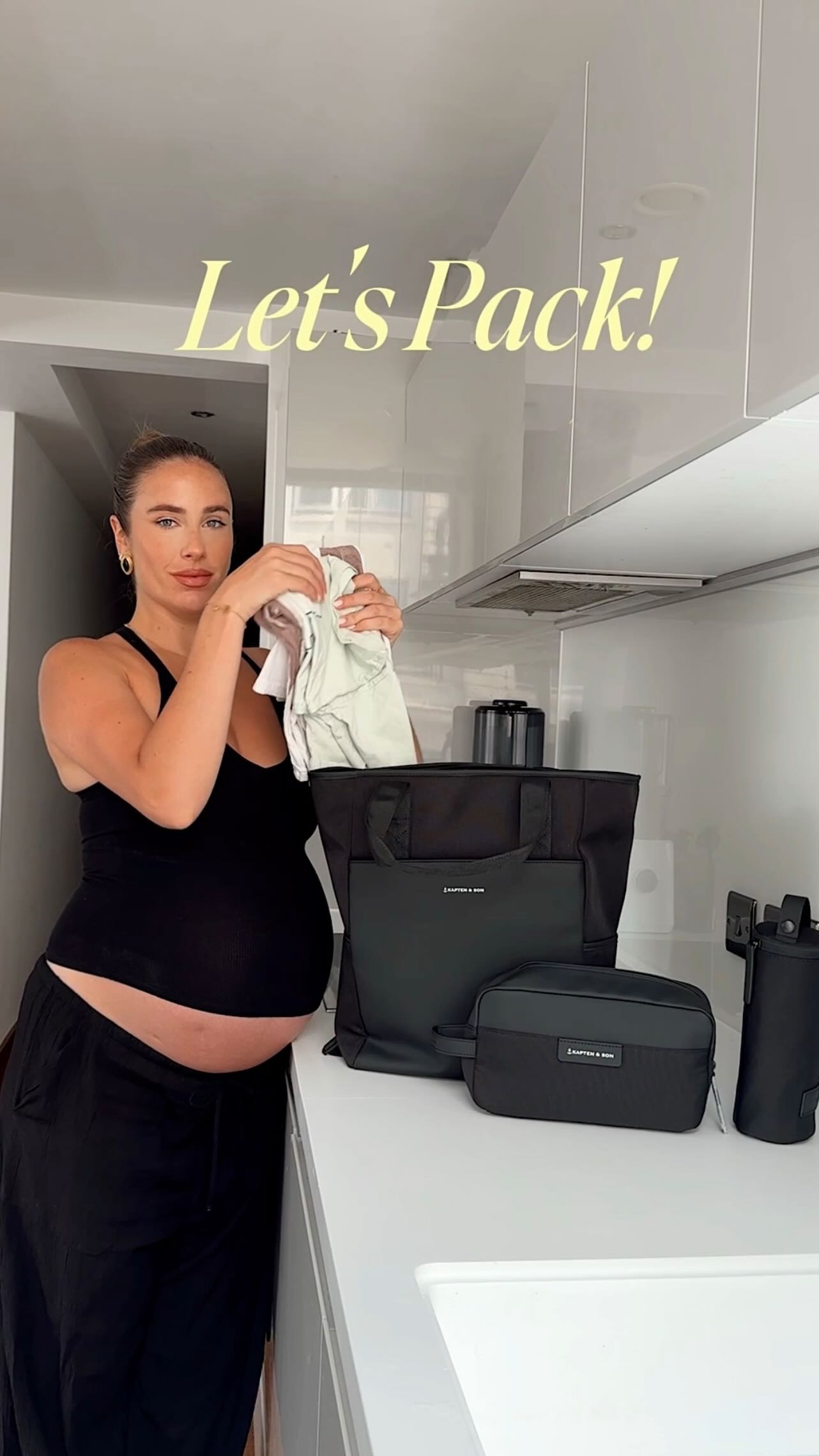 Instagram post by @_lucymayfinnegan for Kapten Son. Caption reads: THOUGHT i’d be sharing this baby girl edition but....